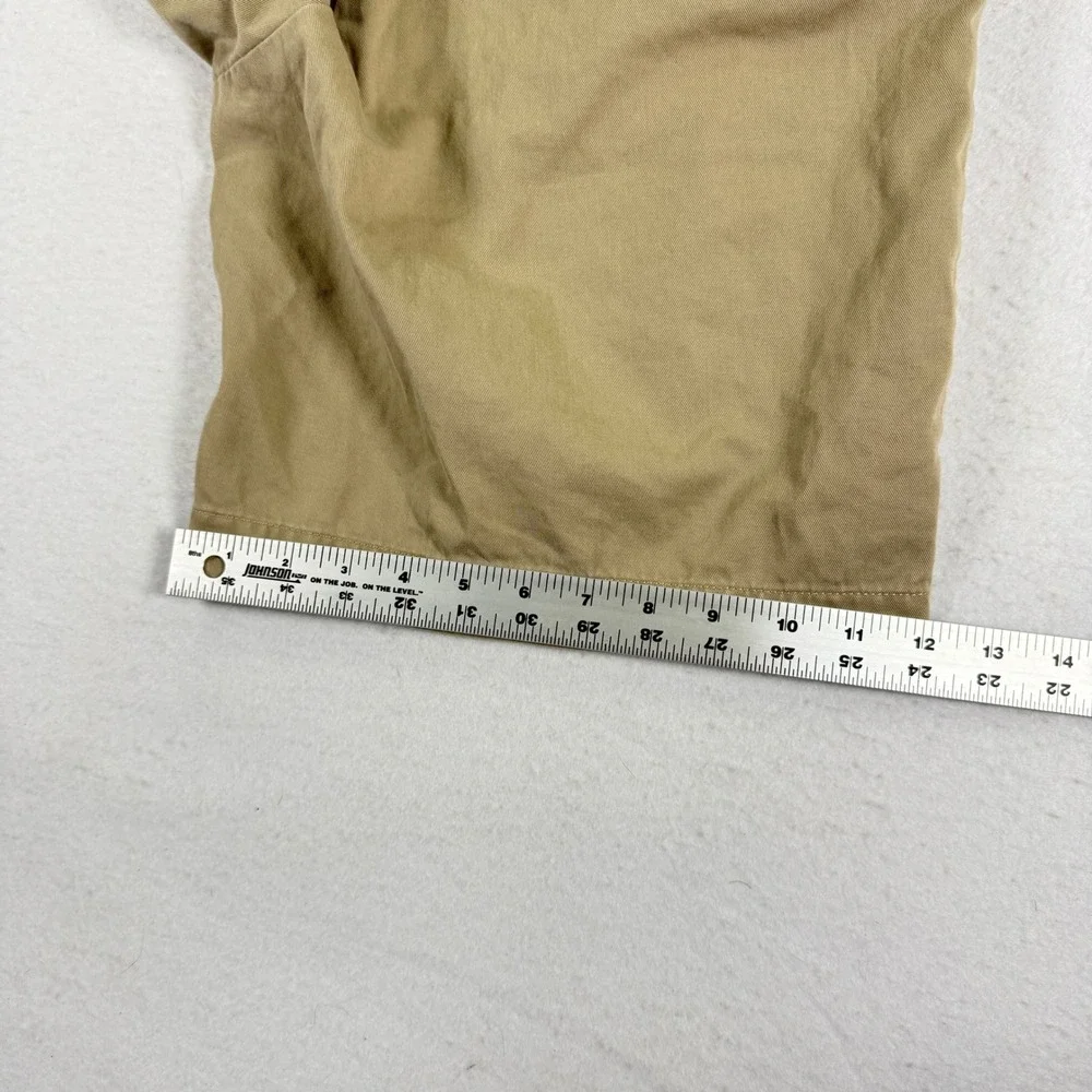 Vintage Polo Ralph Lauren Tyler Shorts Mens 30 Double Pleated Khaki Chino Tan